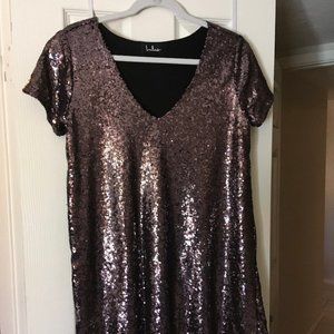 Fun sequin swing dress